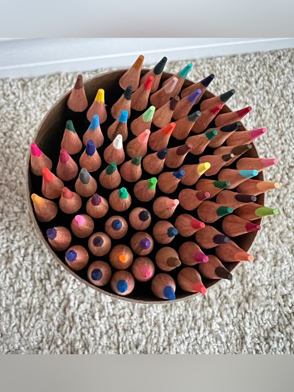 HTVRONT (72) Colored Pencil Set w/ Storage Tube & Pencil Extender